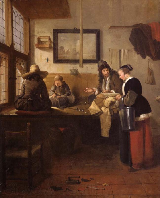 REMBRANDT Harmenszoon van Rijn The tailor-s Workship Norge oil painting art